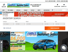 Tablet Screenshot of holzwatertown.com